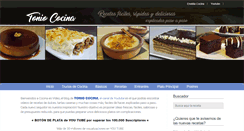 Desktop Screenshot of cocinaenvideo.com