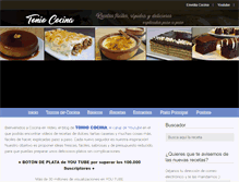 Tablet Screenshot of cocinaenvideo.com